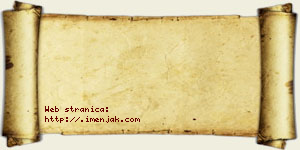 Tamara Velebit vizit kartica